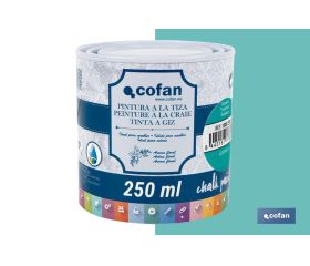 PINTURA A LA TIZA, CHALK PAINT, TURQUESA 250 ML