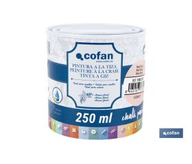 PINTURA A LA TIZA, CHALK PAINT, ROSA FLORAL 250 ML