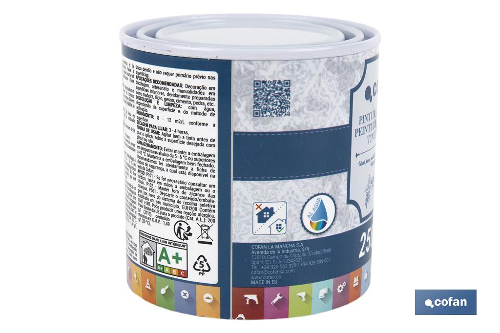 PINTURA A LA TIZA, CHALK PAINT, VERDE VINTAGE 250 ML