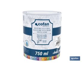 PINTURA A LA TIZA, CHALK PAINT, BLANCO TIZA 750 ML