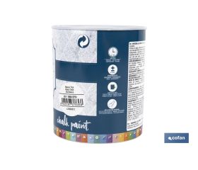 PINTURA A LA TIZA, CHALK PAINT, BLANCO TIZA 750 ML
