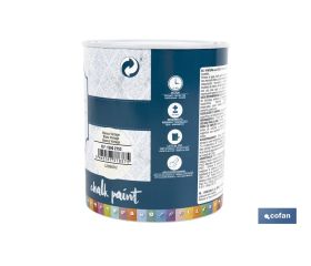 PINTURA A LA TIZA, CHALK PAINT, BLANCO VINTAGE 750 ML
