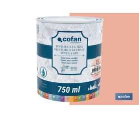 PINTURA A LA TIZA, CHALK PAINT, ROSA FLORAL 750 ML