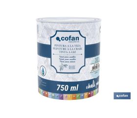 PINTURA A LA TIZA, CHALK PAINT, AZUL CELESTE 750 ML