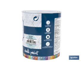 PINTURA A LA TIZA, CHALK PAINT, AZUL CELESTE 750 ML