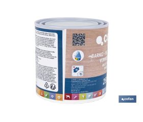 BARNIZ AL AGUA MATE, CHALK VARNISH, 250 ML