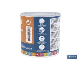 BARNIZ AL AGUA SATINADO, CHALK VARNISH, 250 ML