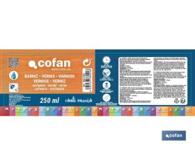 BARNIZ AL AGUA SATINADO, CHALK VARNISH, 250 ML