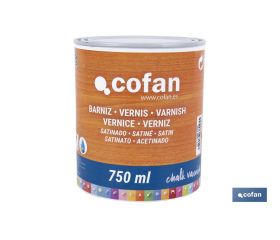 BARNIZ AL AGUA SATINADO, CHALK VARNISH, 750 ML