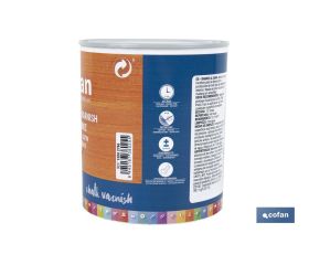 BARNIZ AL AGUA SATINADO, CHALK VARNISH, 750 ML