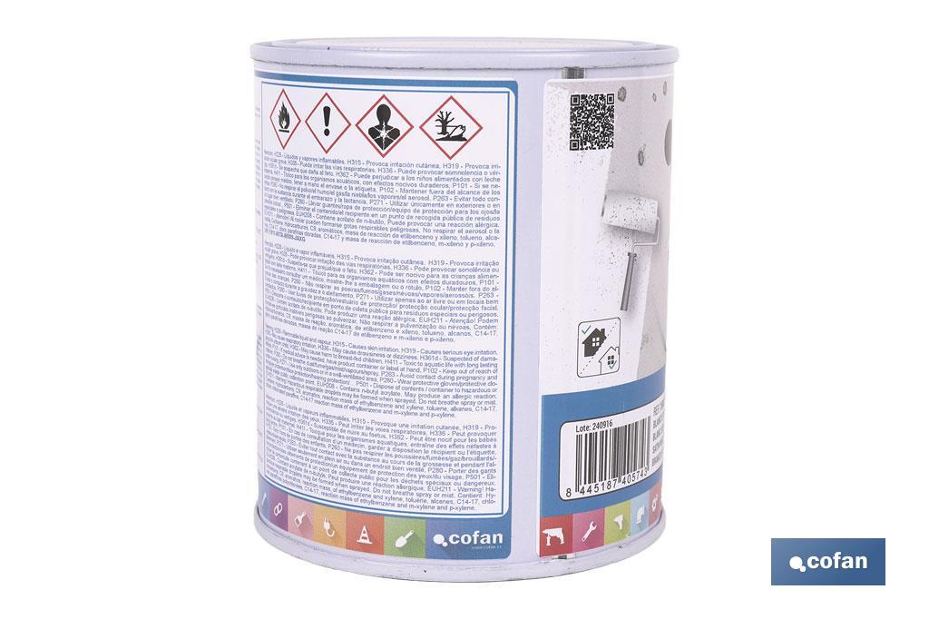 PINTURA ANTIHUMEDAD SINTÉTICA (750 ML)  BLANCO SATINADO