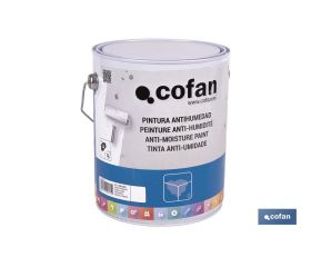 PINTURA ANTIHUMEDAD SINTÉTICA (4 L)  BLANCO SATINADO