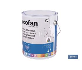 PINTURA ANTIHUMEDAD SINTÉTICA (4 L)  BLANCO SATINADO