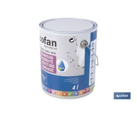 PINTURA ANTIHUMEDAD AL AGUA (4 L)  BLANCO MATE