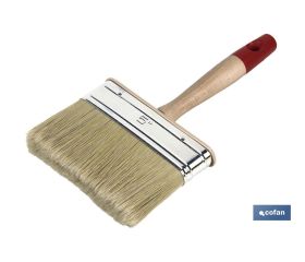 Paletina canaria de cerda natural | Calidad profesional en trabajos de pintura | Suavidad y finura del acabado final