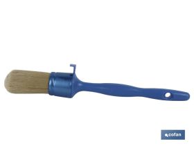 Brochas Prensadas con colgador lateral | Brocha con recorte clásico para pintor | Diferentes medidas