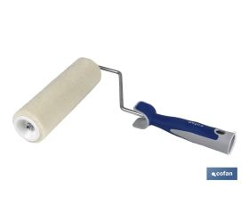 Rodillo de Lana para Esmaltar | Uso Profesional | Longitud 180mm | Diámetro ø40 mm