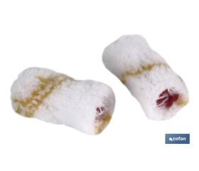 PACK 2 RECAMBIOS MINI RODILLO PAREDES LISAS 6CM