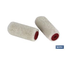 PACK 2 RECAMBIOS MINI RODILLO ESMALTAR/BARNIZAR 6CM