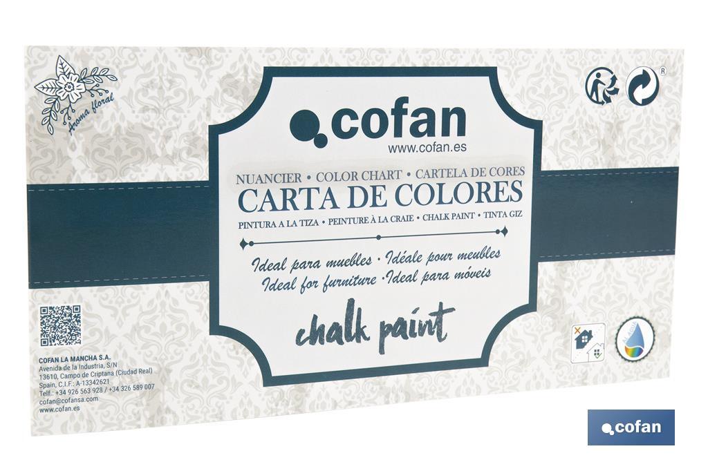 CARTA DE COLORES PINTURA A LA TIZA CHALK PAINT