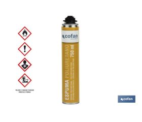 Espuma de Poliuretano | Aerosol 750 ml | Aplicación a pistola