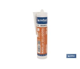 Masilla Selladora Acrílica | Colores: Gris y Blanco | Envase de 300 ml