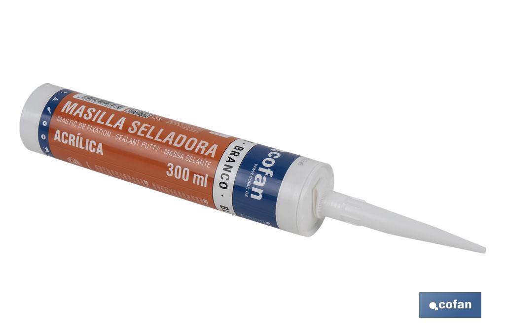 MASILLA SELLADORA ACRÍLICA 300 ML BLANCO