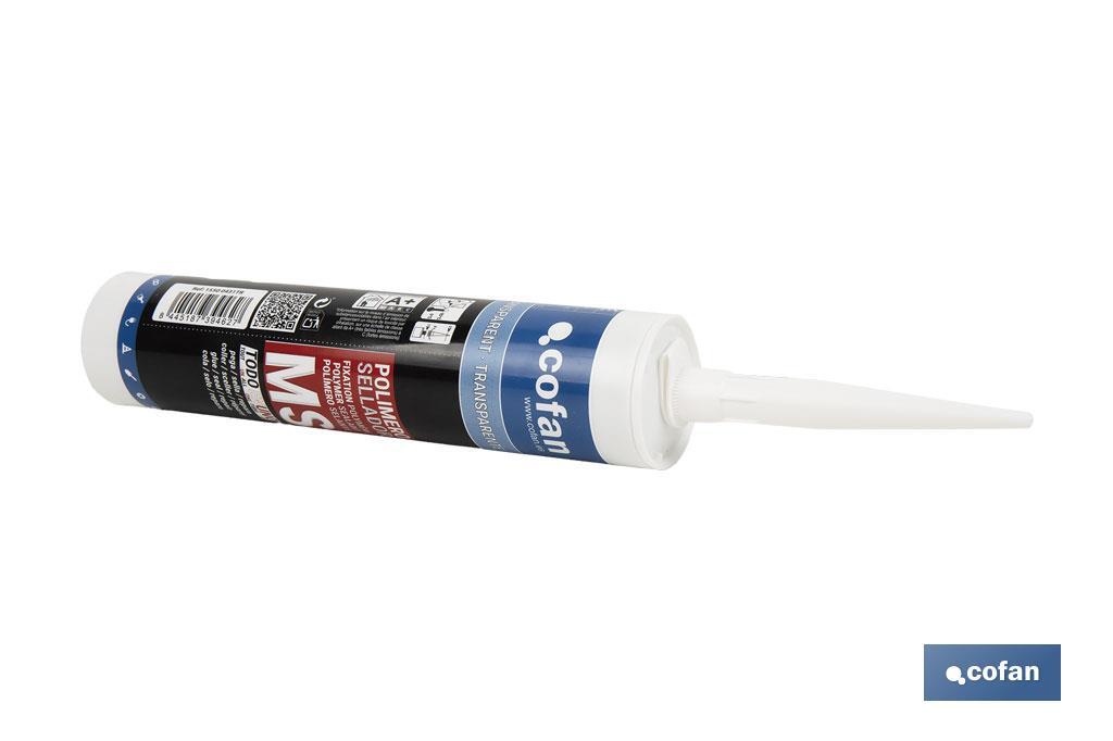 POLÍMERO SELLADOR MS 290 ML TRANSPARENTE