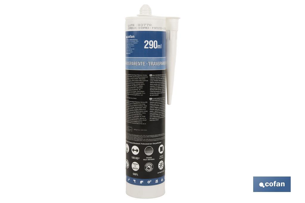 POLÍMERO SELLADOR MS 290 ML TRANSPARENTE