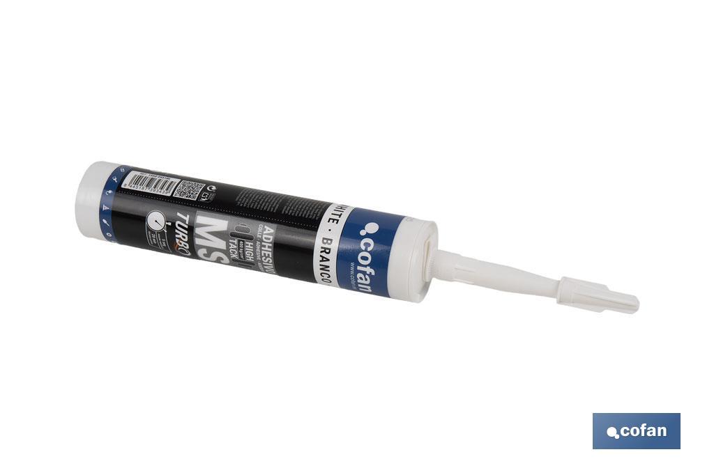 ADHESIVO MS TURBO HIGH TACK 290 ML BLANCO