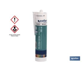 Silicona Ácida Sanitaria | Color Blanco | Envase de 300 ml