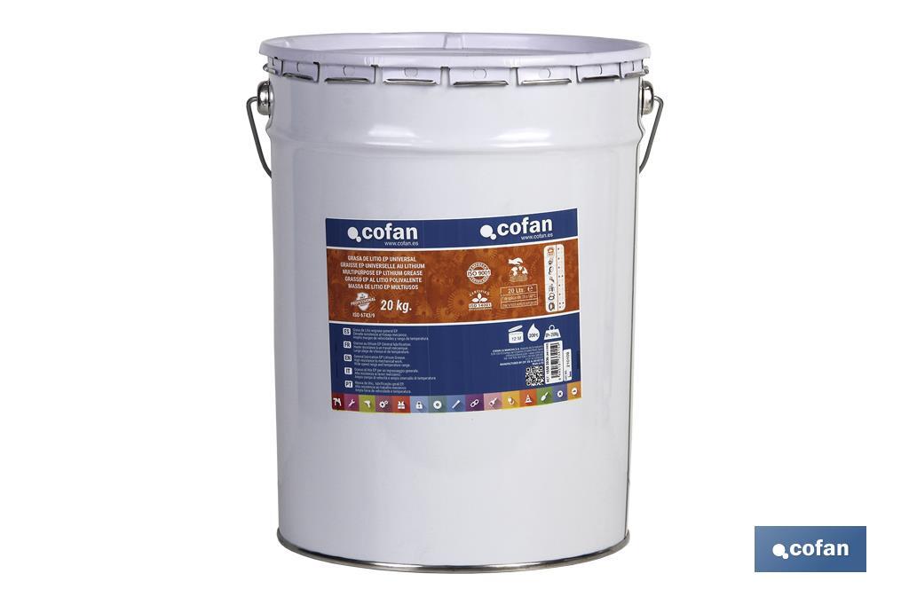 GRASA LITIO ISO 6743/9 EP ENVASE 5 KG