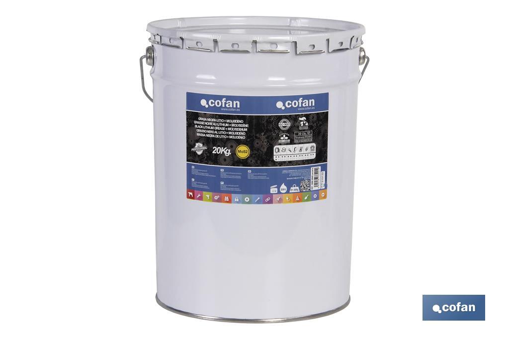 CARTUCHO GRASA NEGRA LITIO+MOLIBDENO 400 GRS