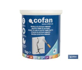 Masilla elástica fibrada | Para uso exterior | Formatos de 1 y 5 kg