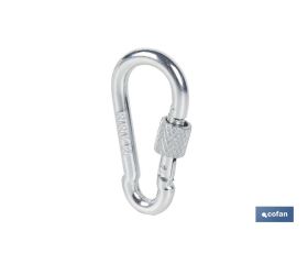 MOSQUETON CON SEGURO M-4X40 VENTA UNITARIA