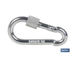 MOSQUETON CON SEGURO M-4X40 VENTA UNITARIA