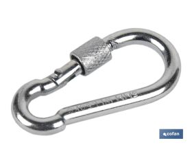 MOSQUETON CON SEGURO M-4X40 VENTA UNITARIA