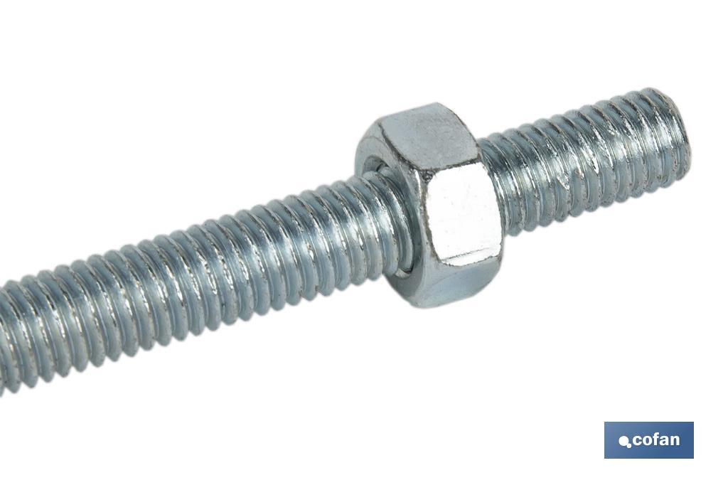 HEMBRILLA CON TUERCA M-3X25