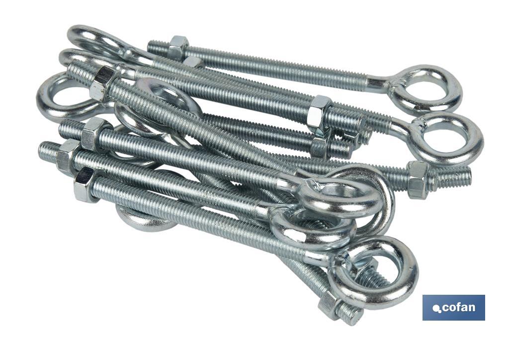 HEMBRILLA CON TUERCA M-3X25