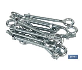 HEMBRILLA CON TUERCA M-6X50