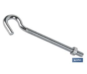 CANCAMO CON TUERCA M-8X100