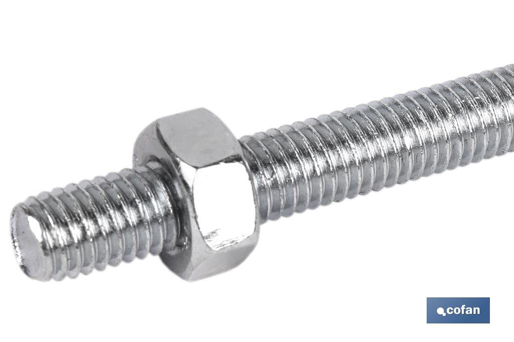 CANCAMO CON TUERCA M-3X25