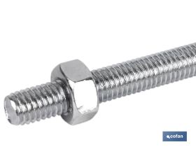 CANCAMO CON TUERCA M-8X100