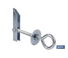 GANCHO BASCULANTE C/ANILLA M-6