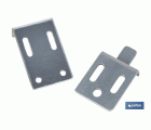 Set Colgador de Escuadra para Espejos | Medida: 30 mm | Acero Galvanizado