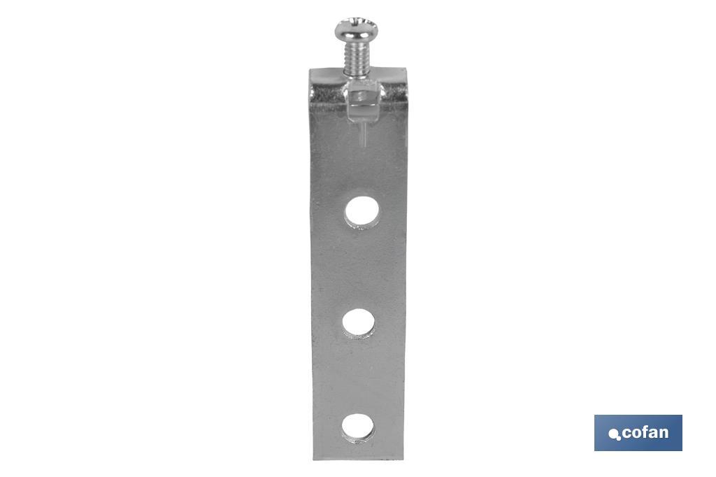 GANCHO COLGADOR ZINCADO CON TORNILLO REGULADOR