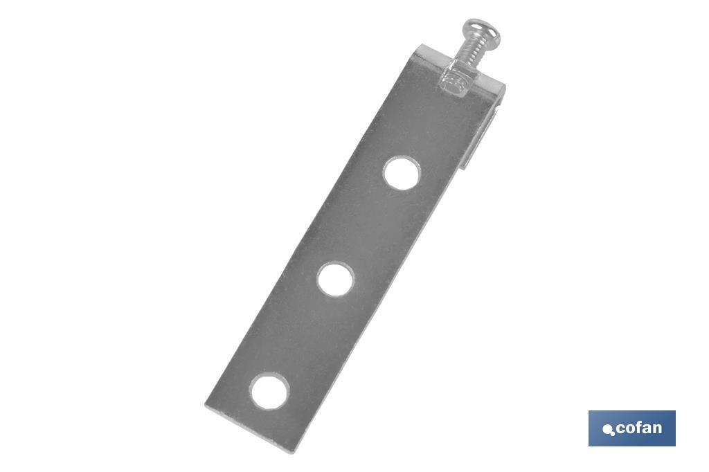 GANCHO COLGADOR ZINCADO CON TORNILLO REGULADOR