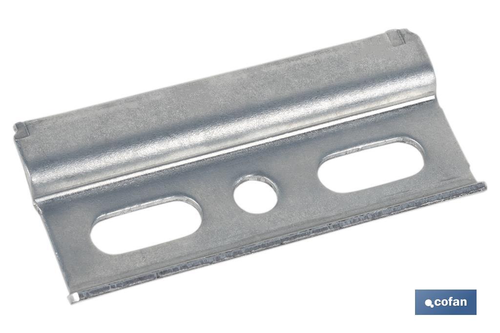 PLACA COLGADOR 60 MM