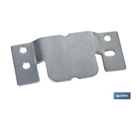 Chapa de Anclaje | Unir partes de Mobiliario Pesado | Medidas: 100 x 47 mm