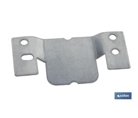 SET 2 UDS CHAPA ANCLAJE ZINCADA 100 X 47 MM VENTA UNITARIA